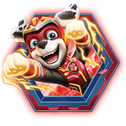 Paw Patrol Characters - Marshall - Badge