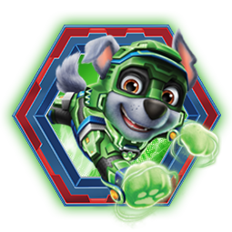 Paw Patrol Characters - Rocky - Badge