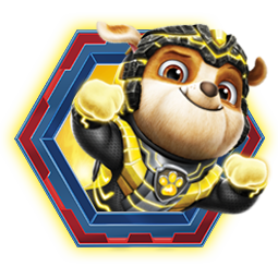 Paw Patrol Characters - Rubble - Badge