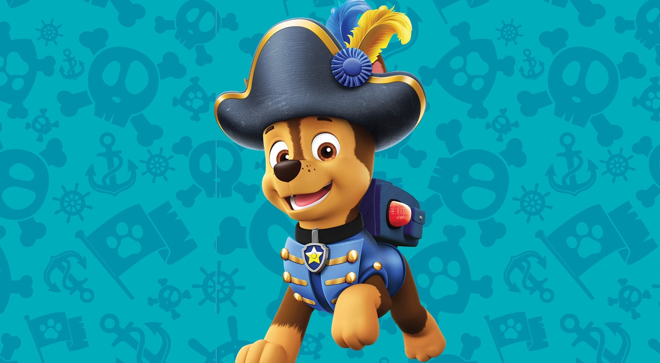 Pirate chase paw patrol on sale